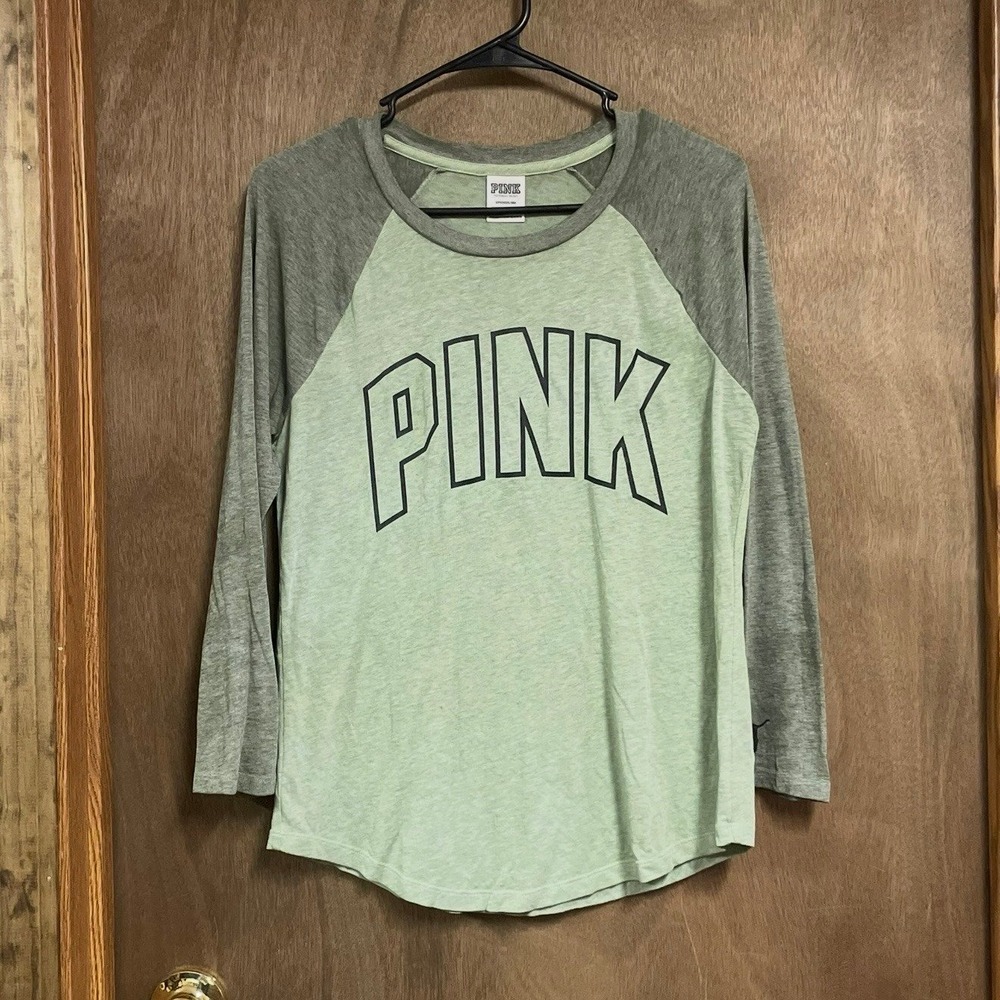 Victorias Secret Pink 3/4 Sleeve Shirt Small